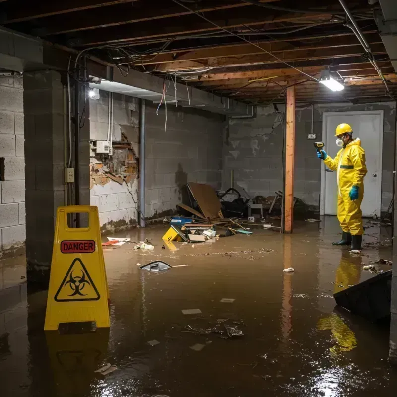 Flooded Basement Electrical Hazard in Grand Boulevard, IL Property